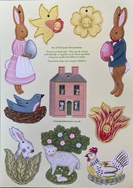 Press-Out Card Decorations