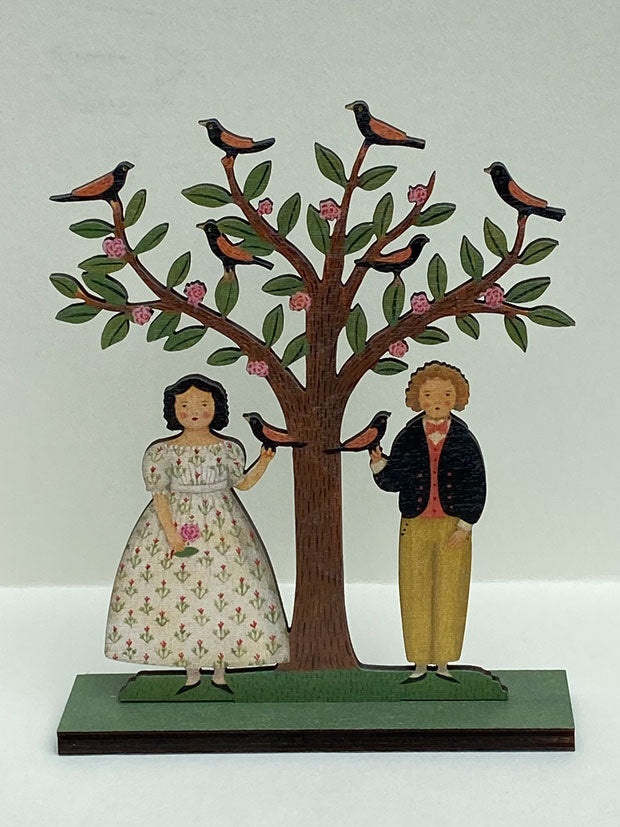 Wooden Mantle Ornament