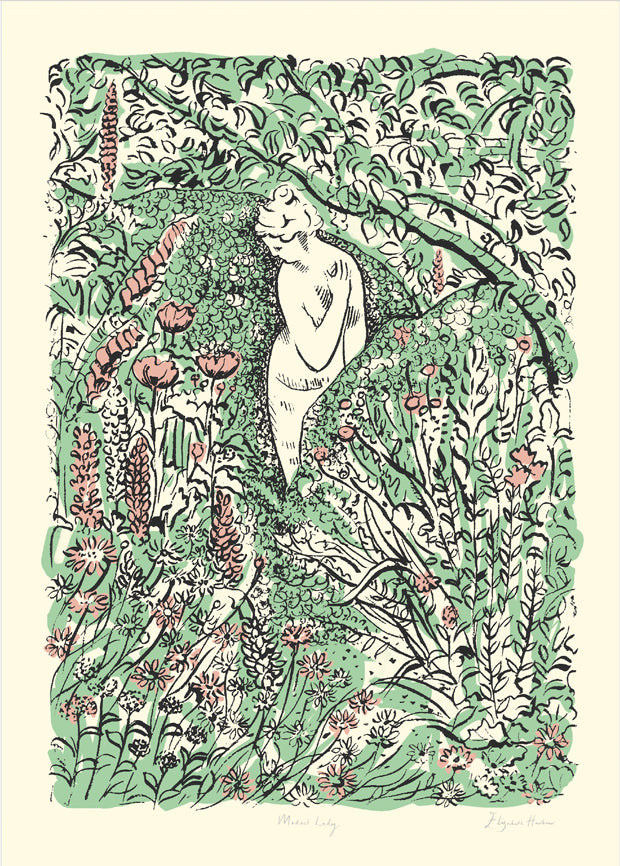 A3 Print Modest Lady