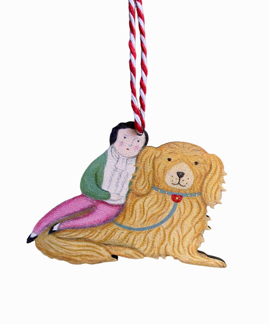 Best Friend Wooden Hanging Decoration
