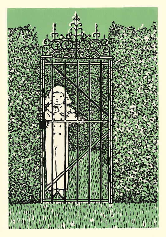 Boy at the Gate Greetings Card