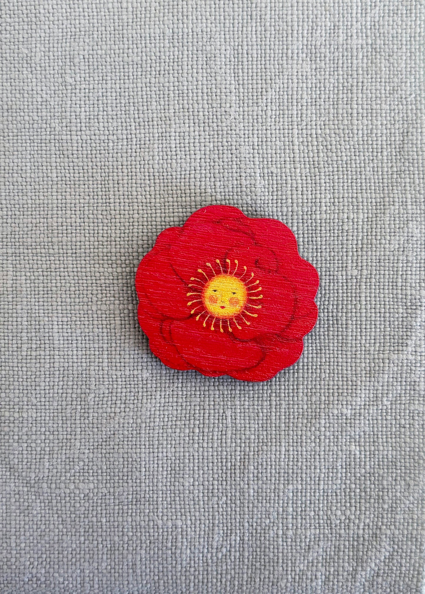 Lapel Pin-Brooch Camelia