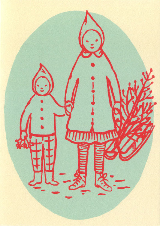 Christmas Tree Christmas Cards (Pack Of 4)