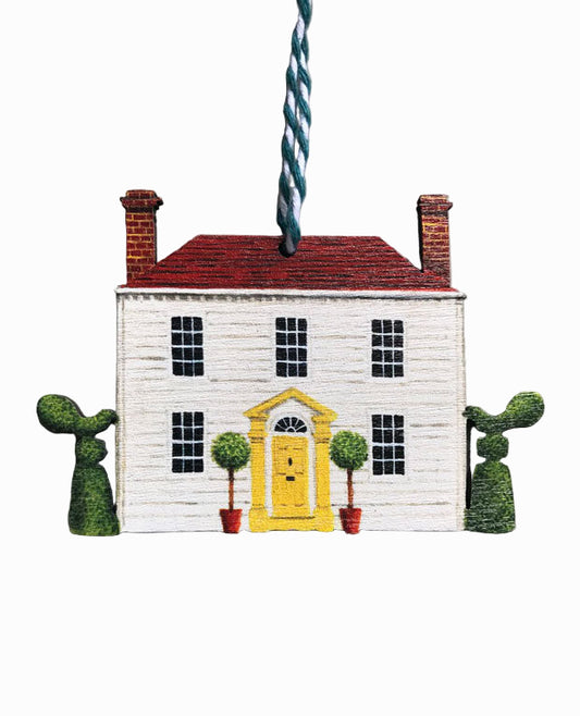 Clapboard House Wooden Hanging Decoration