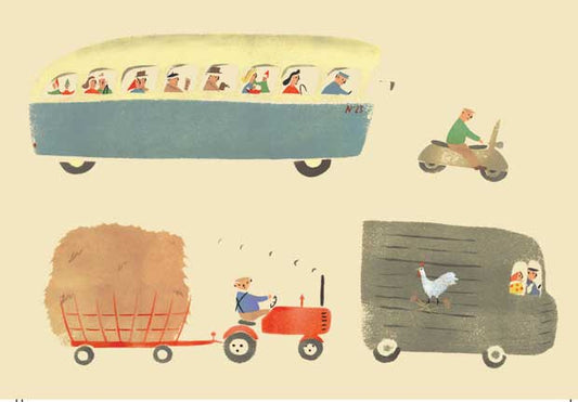 Automobiles  Greetings Card