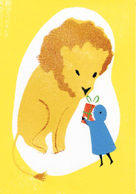 For Mr Lion  Greetings Card