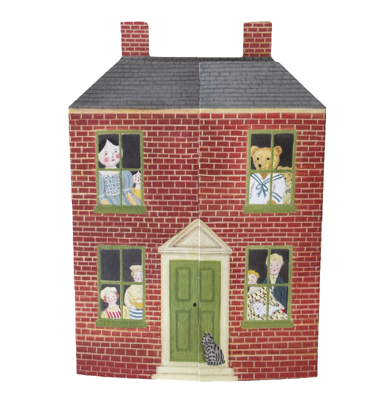 Dolls House Diorama Greetings Card