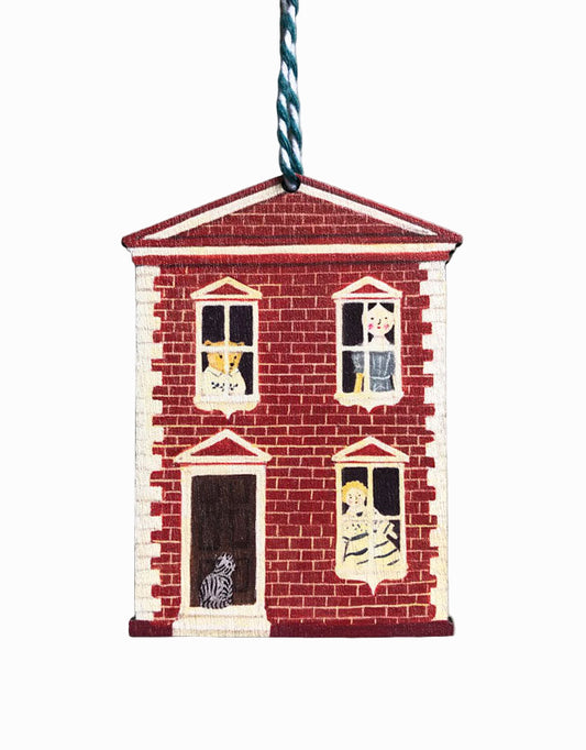 Dolls House Wooden Hanging Decoration