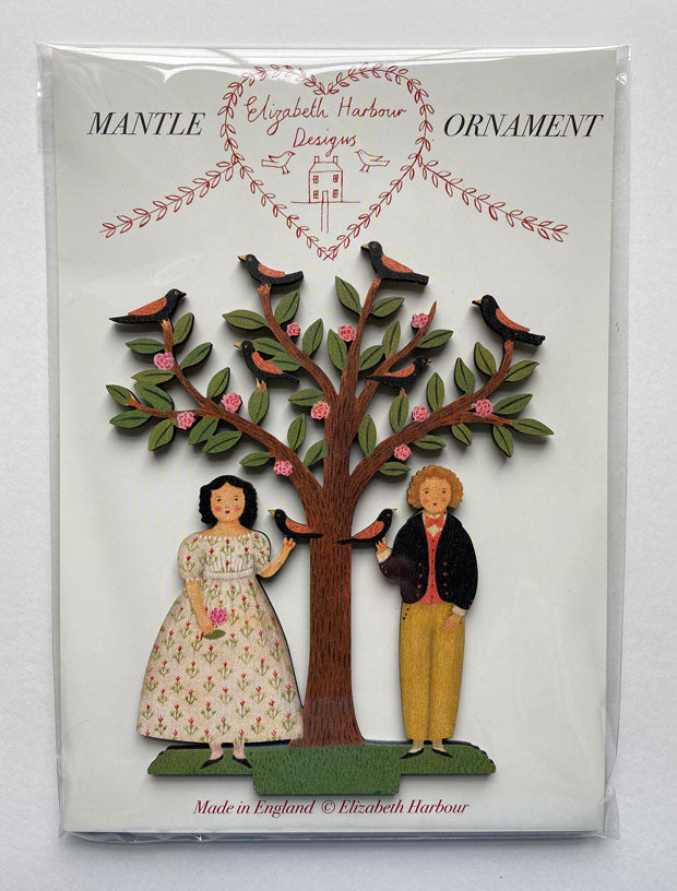 Garden Days  Wooden Mantle Ornament