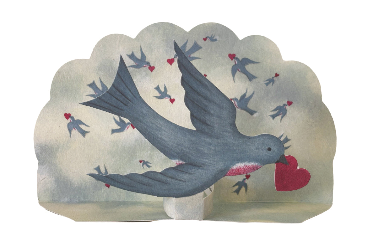 Sending Love Diorama Greetings Card