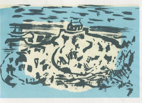 St Ives Island  Greetings Card