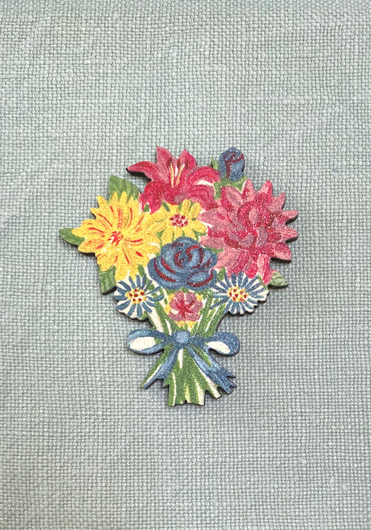 Lapel Pin-Brooch Autumn Flowers