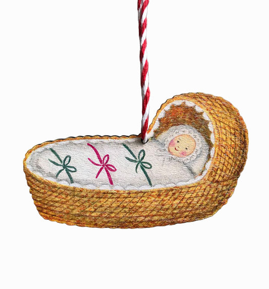 Baby Bunting Wooden Hanging Decoration