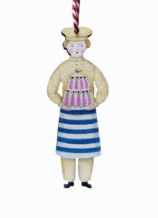 Birthday BakeWooden Hanging Decoration