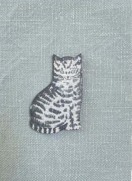 Lapel Pin-Brooch Cinder Cat