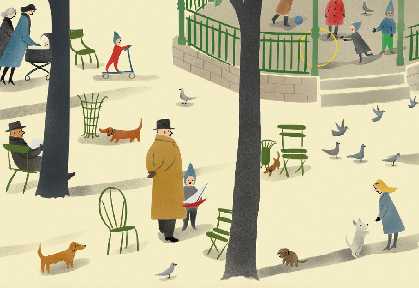 A2 Print Au Jardin du Luxembourg