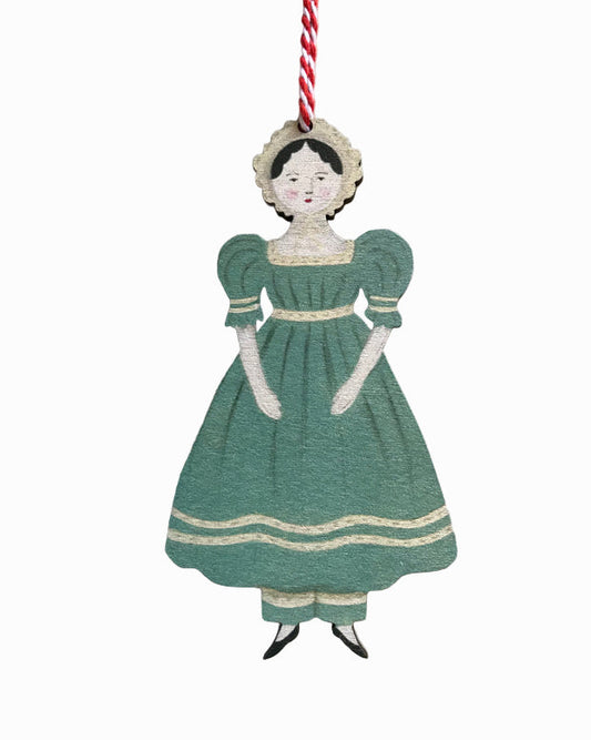Dolly Wooden Hanging Decoration
