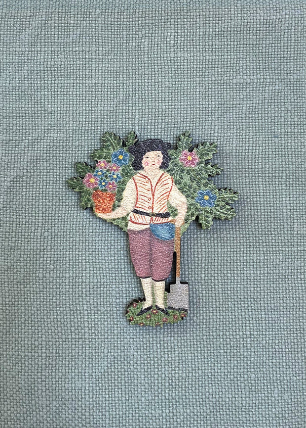 Lapel Pin-Brooch Garden Boy