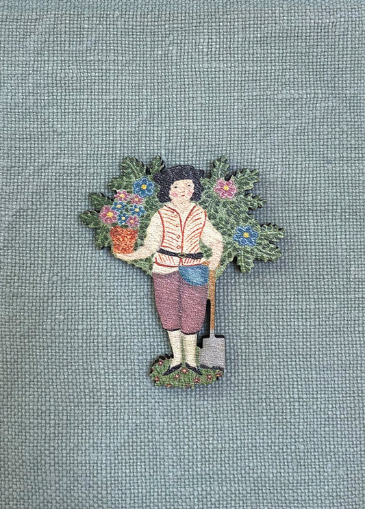 Lapel Pin-Brooch Garden Boy