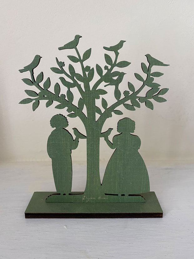 Garden Days  Wooden Mantle Ornament