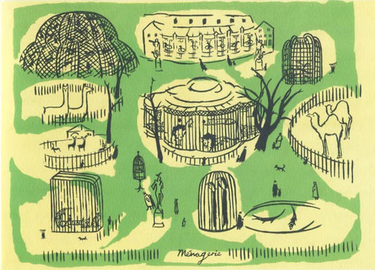 Menagerie greetings card  Greetings Card