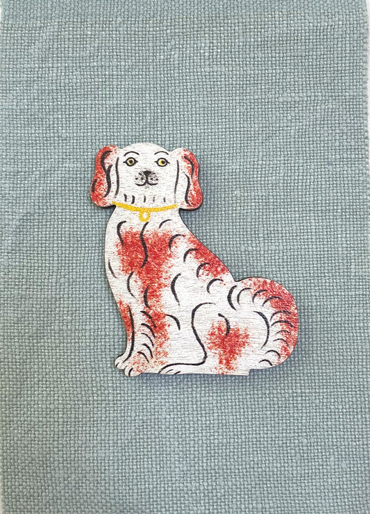 Lapel Pin-Brooch Staffordshire Spaniel