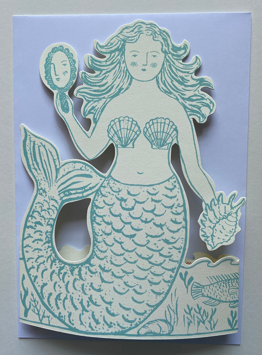 Stand-up Mermaid Card