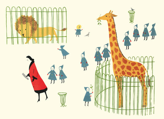 Suivez Moi Mes Enfants Greetings Card