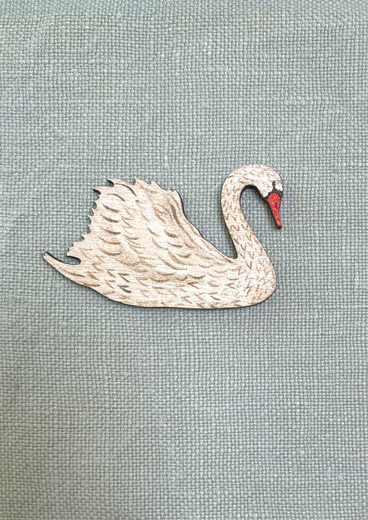 Lapel Pin-Brooch Swan