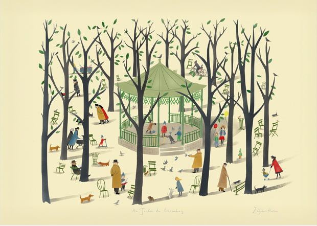 A2 Print Au Jardin du Luxembourg
