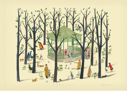 A2 Print Au Jardin du Luxembourg
