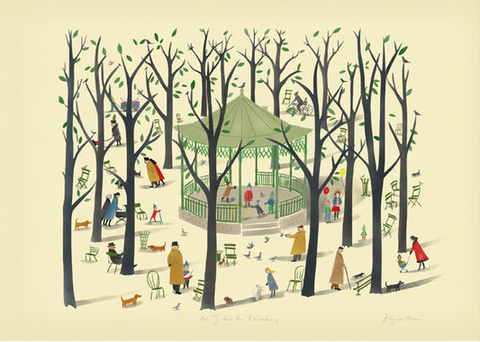 A2 Print Au Jardin du Luxembourg