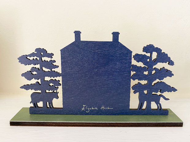 Cedar Grange  Wooden Mantle Ornament