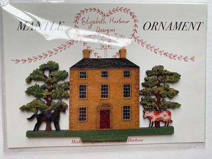 Cedar Grange  Wooden Mantle Ornament