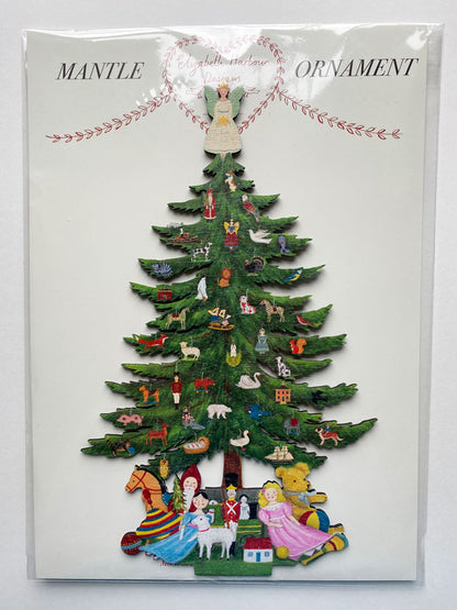 Christmas Tree  Wooden Mantle Ornament