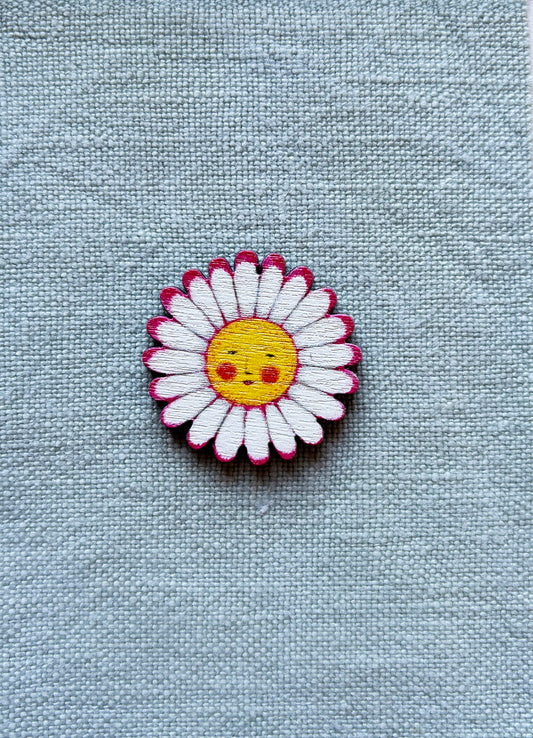 Lapel Pin-Brooch Daisy Flower