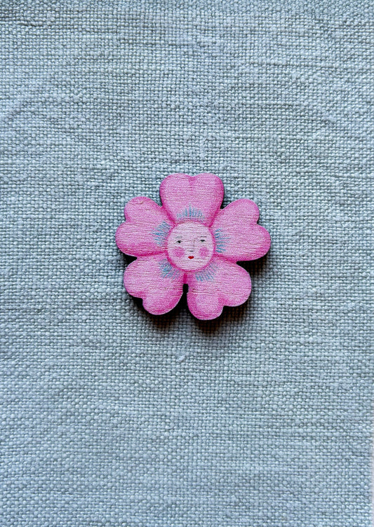 Lapel Pin-Brooch Primrose Flower