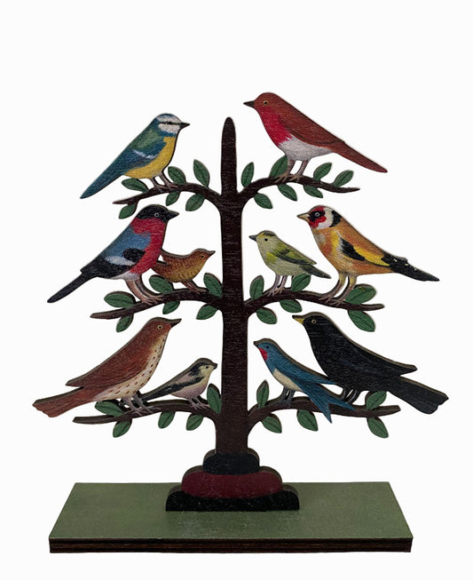 Singing Tree  Wooden Mantle Ornament