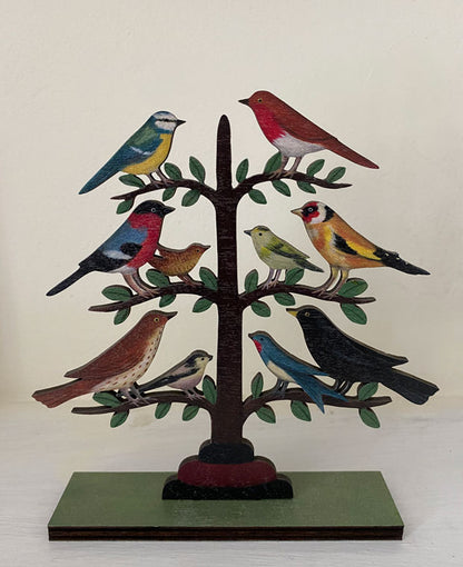 Singing Tree  Wooden Mantle Ornament