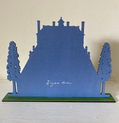 The Lost House  Wooden Mantle Ornament