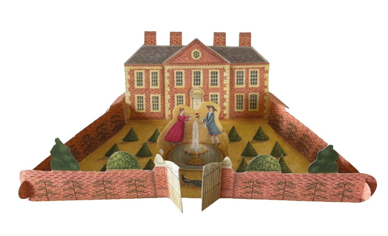 Walled Garden Diorama Greetings Card