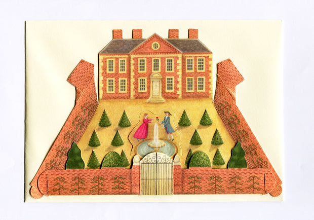 Walled Garden Diorama Greetings Card