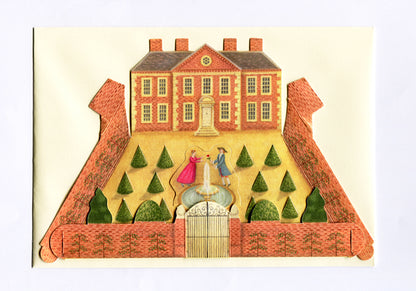 Walled Garden Diorama Greetings Card