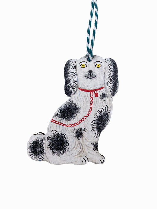 Wally Dog Wooden Hanging Decoration
