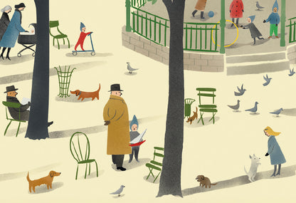 A2 Print Au Jardin du Luxembourg