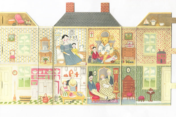Dolls House Diorama Greetings Card