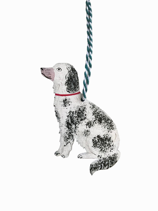 Fireside Dog Wooden Hanging Decoration