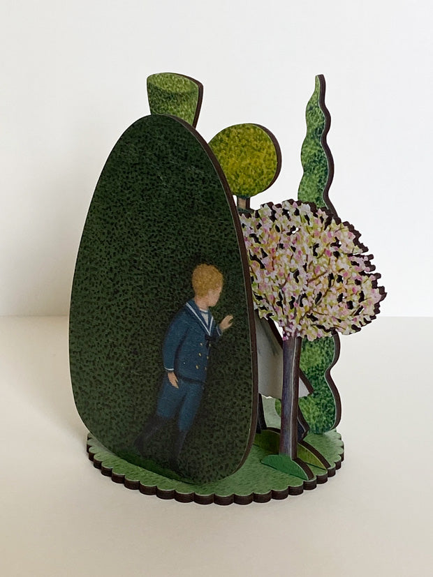 Hide and Seek Wooden Diorama