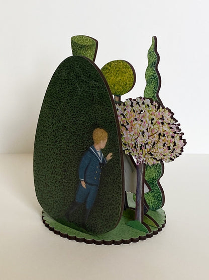 Hide and Seek Wooden Diorama