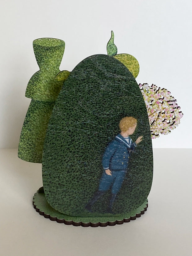 Hide and Seek Wooden Diorama